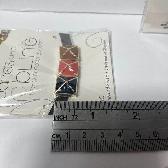 Jewelry Charm Sliders Brown Black 2 Packs Mix and Mingle Darice Bands and Bling - Picture 7 of 13